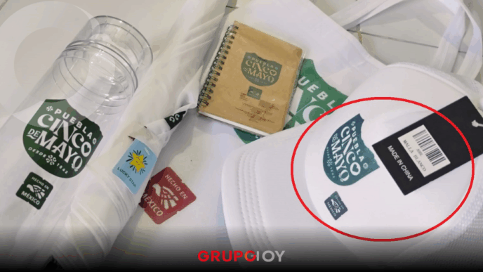 ¿No que Hecho en México? Marca 'Cinco de Mayo' tienen artículos hechos en China