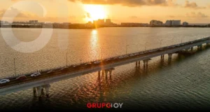 Apuntalan el puente Nichupté en Cancún a menos de 7 días de su inauguración