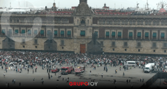 Así se ve Palacio Nacional con el ARMY por la visita de BTS