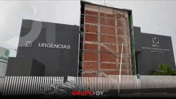 Hospital que inauguró AMLO en Chiapas enfrenta derrumbe y denuncias de agresiones