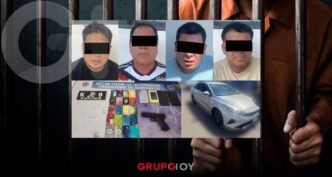 Detienen a banda de peruanos por robo a cuentahabiente en Irapuato, Guanajuato