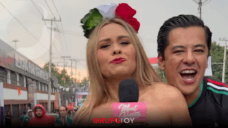 Video. Acosan a la periodista deportiva Monserrat Gómez afuera del Estadio Azteca