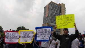 Marcha sobre Paseo de la Reforma durante las movilizaciones programadas en la Ciudad de México el 28 de julio de 2026.