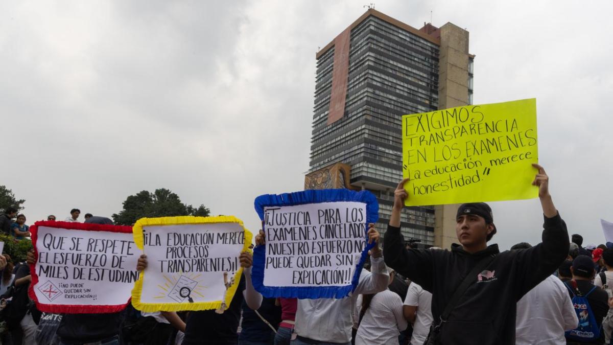 Marcha sobre Paseo de la Reforma durante las movilizaciones programadas en la Ciudad de México el 28 de julio de 2026.